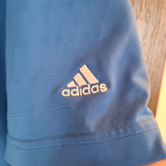 Adidas Climalite Light Blue Golf Polo in Size 2XL - Picture 3 of 4